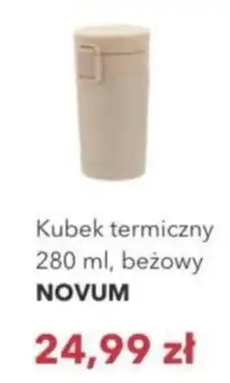 Nela Kubek termiczny, beżowy NOVUM oferta