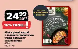 Netto Filet z piersi kaczki z sosem żurawinowym wolno gotowany oferta