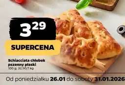 Netto Schiacciata chlebek pszenny płaski oferta