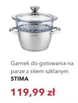 Nela Garnek do gotowania na parze z sitem szklanym STIMA oferta