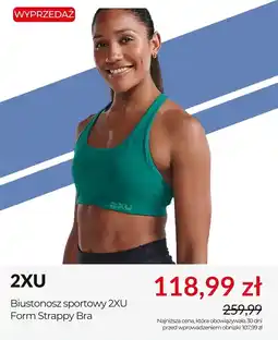 Intersport 2XU Biustonosz sportowy 2XU Form Strappy Bra oferta