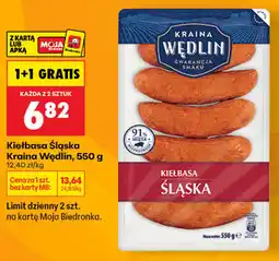 Biedronka Kiełbasa Śląska Kraina Wędlin oferta