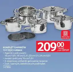 Selgros Komplet garnków Urban oferta