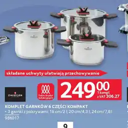 Selgros Zwieger Komplet garnków 6 części oferta