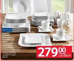 Selgros Lubiana Komplet Kawowo-Obiadowy Opera oferta