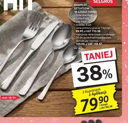 Selgros Komplet sztućców Tunea oferta