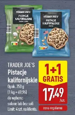 ALDI Pistacje kalifornijskie bez soli oferta