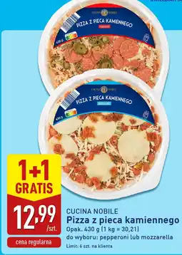 ALDI Pizza z pieca kamiennego Cucina Nobile mozzarella oferta