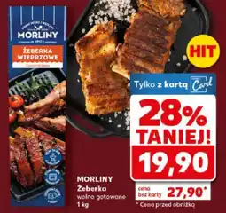 Kaufland Żeberka wieprzowe wolno gotowane oferta