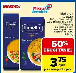 Carrefour Makaron LUBELLA ŚWIDERKI różne rodzaje oferta