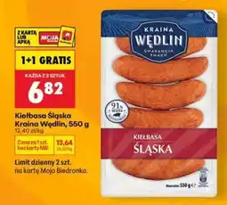 Biedronka Kiełbasa Śląska Kraina Wędlin 550 g oferta