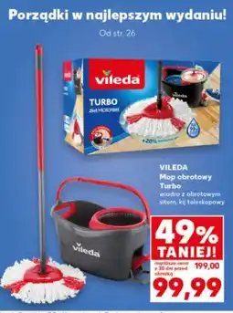 Kaufland Vileda Mop obrotowy Turbo 2w1 MICROFIBRE oferta