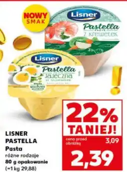 Kaufland Lisner Pastella Pasta jajeczna lub z krabem oferta