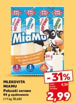 Kaufland Mlekovita MiaMu Paluszki serowe oferta