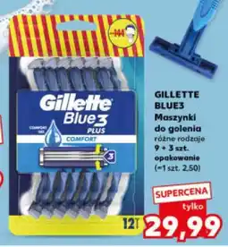 Kaufland GILLETTE BLUE3 Maszynki do golenia różne rodzaje + 12 szt oferta