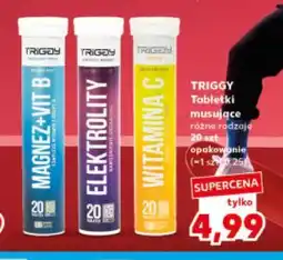 Kaufland TRIGGY Tabletki musujące (magnez+Vit B, elektrolity, witamina C) oferta