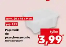 Kaufland Pojemnik do przechowywania transparentny oferta