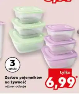 Kaufland Zestaw pojemników na żywność (3 sztuki) oferta