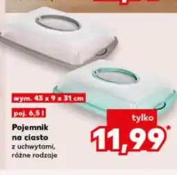 Kaufland Pojemnik na ciasto z uchwytami oferta