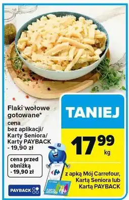 Carrefour Market Flaki wołowe gotowane oferta