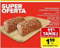 Carrefour Market Bułka proteinowa wypiekana na kamieniu Miksuj Dowolnie oferta
