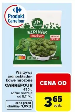 Carrefour Market Miks sałat CARREFOUR 120-160 g z sałatą lodową, z rukolą, ze szpinakiem, z rozpónką oferta