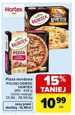 Carrefour Market Pizza mrożona POLSKI OGRÓD HORTEX oferta