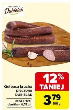 Carrefour Kiełbasa krucha pieczona DUBIELAK oferta