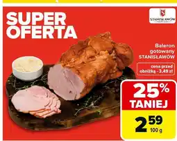 Carrefour Baleron gotowany STANISŁAWÓW oferta
