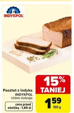 Carrefour Pasztet z szynki, z żurawiną z Wadowic DOBROWOLSCY oferta
