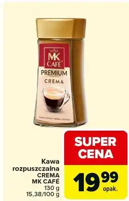 Carrefour Kawa mielona PREMIUM, CREMA MK CAFÉ oferta