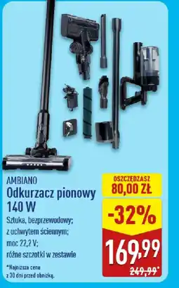 ALDI Odkurzacz pionowy Ambiano oferta