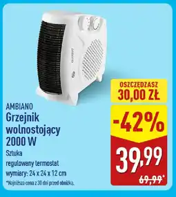 ALDI Grzejnik wolnostojący Ambiano oferta