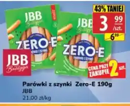 API MARKET JBB Parówki z szynki Zero-E 190g oferta