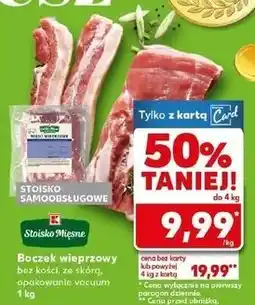 Kaufland Boczek wieprzowy bez żeber ze skórą Stoisko Mięsne oferta