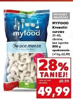 Kaufland Krewetki 31/40 Myfood oferta