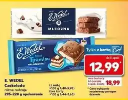Kaufland Czekolada mleczna o smaku tiramisu E. Wedel oferta