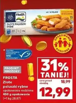 Kaufland Złote paluszki rybne z fileta Frosta oferta