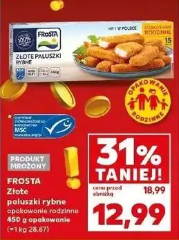 Kaufland Złote paluszki rybne z fileta Frosta oferta