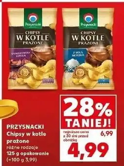 Kaufland Chipsy w kotle prażone z solą morską Przysnacki oferta