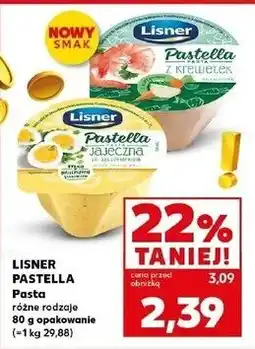 Kaufland Pasta z krewetek Lisner Pastella oferta