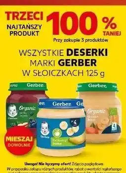 Kaufland Deser jabłko jagoda Gerber Organic oferta