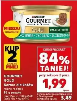 Kaufland Karma dla kota królik Purina Gourmet Gold oferta