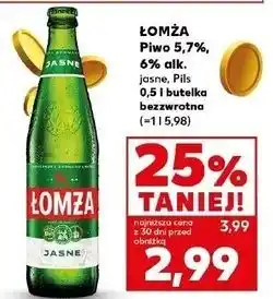 Kaufland Piwo Łomża Pils oferta