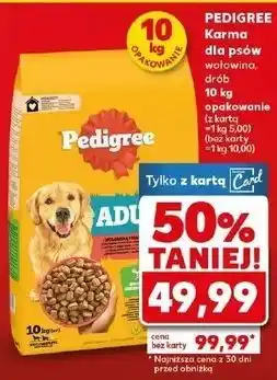 Kaufland Karma dla psa wołowo-drobiowa Pedigree oferta