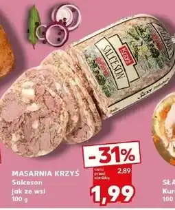Kaufland Salceson jak ze wsi Masarnia Krzyś oferta