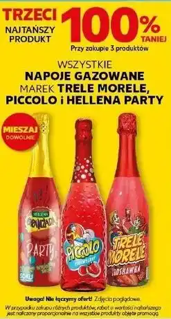 Kaufland Napój gazowany truskawkowy Trele Morele oferta