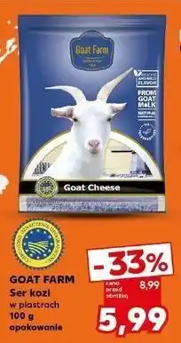 Kaufland Ser kozi plastry naturalny Goat Farm oferta