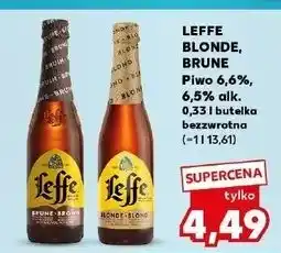 Kaufland Piwo Leffe Brune oferta