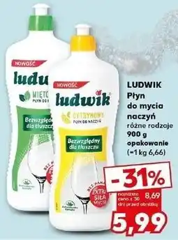 Kaufland Płyn do mycia naczyń miętowy Ludwik oferta